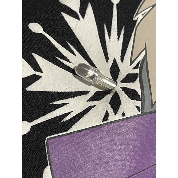 Disney Frozen II Sweatshirt Size XL 15 17 Black Light Up Fleece Crewneck - Picture 16 of 16